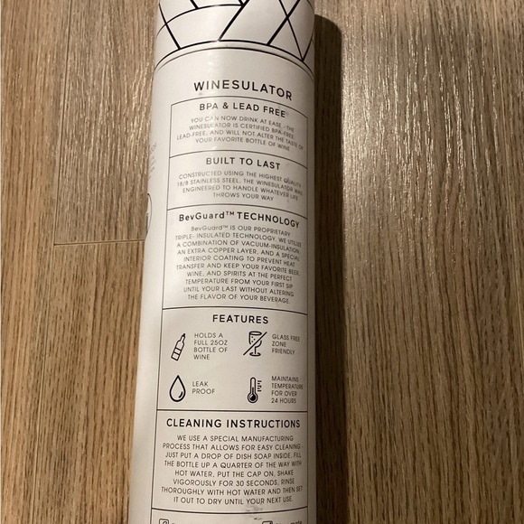 BrüMate‎ Winesulator – Dark Aura Pearl – 25oz Insulated Wine Canteen – New - Picture 3 of 4